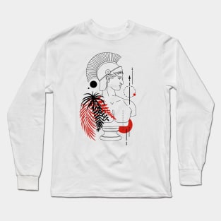 Funny Hipster Ares Greek God // Funny Greek Mythology Long Sleeve T-Shirt